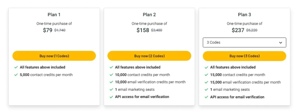 Leadrocks Pricing