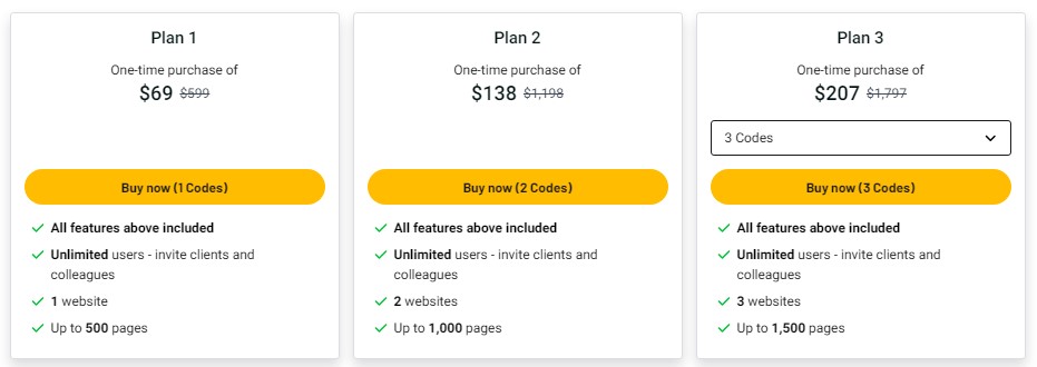 Siteguru Lifetime Deal